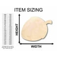 thumbnail image 2 of Unfinished Wood Acorn Fall Silhouette - Craft- up to 46" DIY 8" / 1/2", 2 of 3