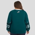 thumbnail image 5 of Women's WEAR by Erin Andrews Midnight Green Philadelphia Eagles Plus Size Sport Long-Sleeve T-Shirt, 5 of 5