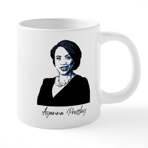 CafePress - Ayanna Pressley - 20 Oz White Ceramic Mega Mug