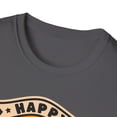 thumbnail image 3 of Adult Womens Retro Groovy Happy Meow-o-ween Black Cat Halloween T-Shirt, 3 of 3
