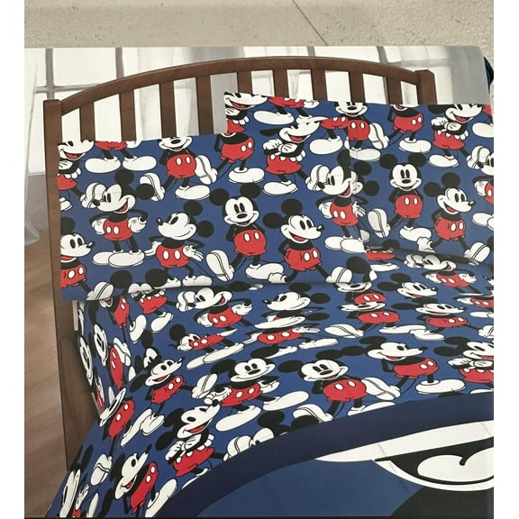 Classic 3-Pieces Mickey Mouse Bedding Sets, Twin