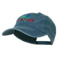 thumbnail image 2 of Number 1 Dad with Necktie Embroidered Washed Cap - Navy OSFM, 2 of 5