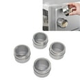 thumbnail image 6 of Ymiko 4Pcs Magnetic Spice Jars Magnetic Design Stainless Steel Clear Sift Pour Lids Magnetic Spice Tins For Seasoning Spice,Magnetic Spice Containers,Magnetic Spice Jars, 6 of 8