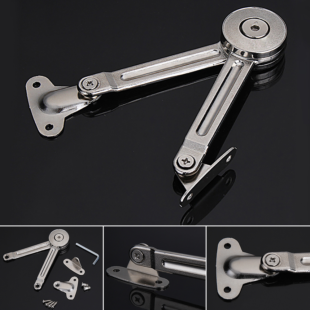 Cabinet Door Hinges Vertical Swing Lift Up Stay Pneumatic Arm Kitchen Mechanism