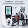 thumbnail image 4 of Compteur d'Électricité pour Prise, Compteur de Coût Énergétique 16a, Compteur de Consommation d'Électricité avec Rétroéclairage Lcd, 7 Modes de Surveillance, 4 of 4