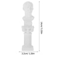 thumbnail image 2 of KALLORY White Resin Roman Column Figurine Set, Elegant Sculpture for Teacher Desk, Office, Home and Room Decoration, 2 of 8