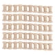 thumbnail image 1 of 50 bobinas de madera pulidas, reciclables, retro, vacías, para manualidades., 1 of 14