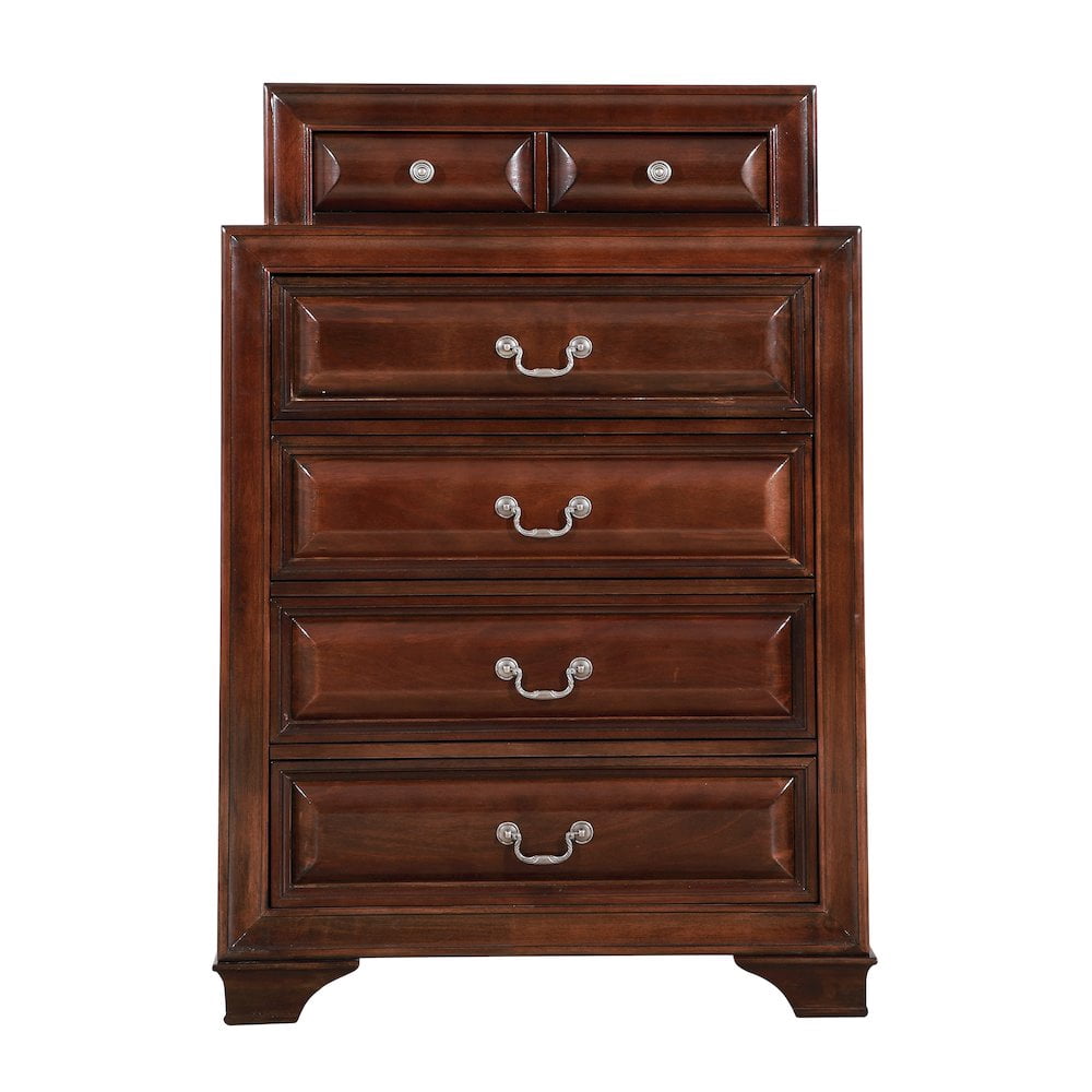 Glory Furniture LaVita Chest in Cappuccino Color
