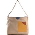 thumbnail image 1 of LinYooLi Fashion Splicing Shoulder Bag for Women Girls Chic Grid Canvas Hobo Tote Handbag Color Contrast, 1 of 4