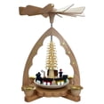 thumbnail image 2 of Alexander Taron 7.5" Richard Glaesser Train Pyramid Candle Holder, 2 of 2