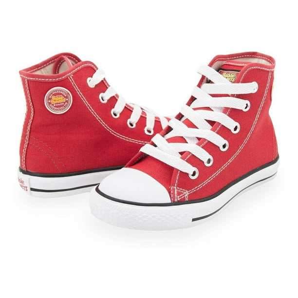 Tenis Bota Lona Agujeta Unisex Bubble Gummers Wilson 12-21 rojo 15