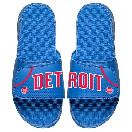 

Men s ISlide Royal Detroit Pistons Away Jersey Split Slide Sandals