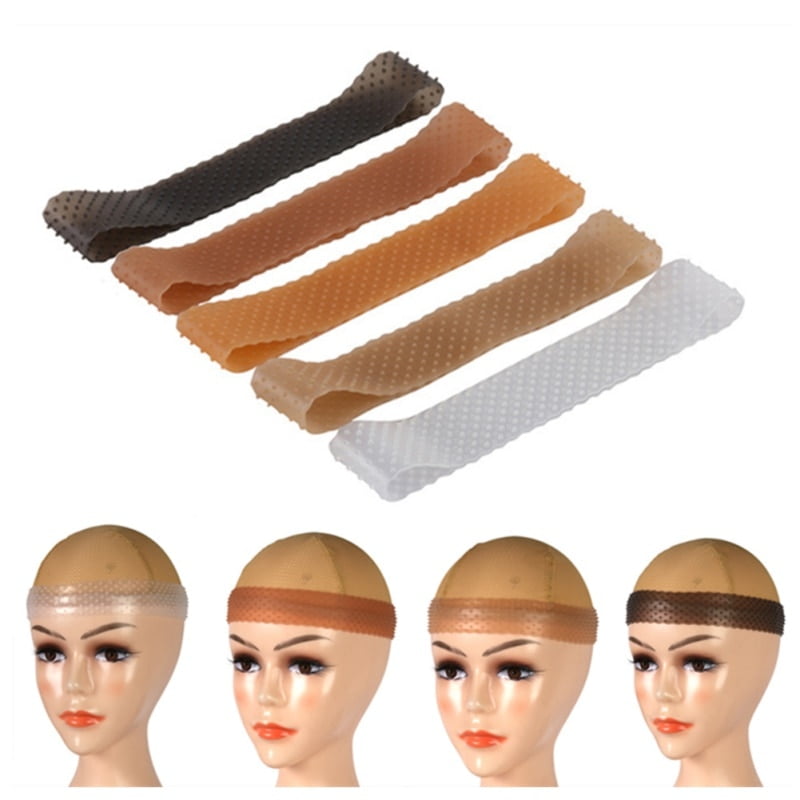 2021 NEW 1/5/10PCS Silicone Headband Non Slip Wigs Hold Transparent