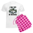 thumbnail image 6 of CafePress - Funny Trout Fishing Joke Pajamas - Men's Light Loose Fit Cotton Pajama Set, 6 of 7