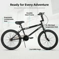 thumbnail image 2 of JOYSTAR Gemsbok 20 Inch BMX Bike for Kids Ages 7 Year and Up, Freestyle Kids' Bicycles for Boys Girls Beginner Level Riders, Dual Hand Brakes, Single Speed Kids Bike, Multiple Colors, 2 of 5