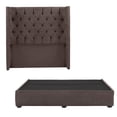 thumbnail image 1 of Cabecera Tartuk King Size + Box Base Cama Café Oscuro, 1 of 8