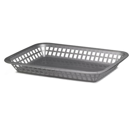 - Tablecraft 1077BK Black Rectangular Serving Basket