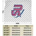 thumbnail image 3 of Shenandoah University Logo Fleece Blanket, Very Soft Microfiber Flannel Blanket for Couch Warm and Cozy for All Seasons, 3 of 6