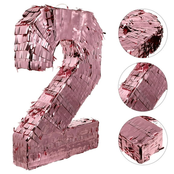 Soimiss Party Decoration Pinata Rose Golden 1Pcs