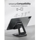 thumbnail image 3 of Soporte para tableta Nulaxy, doble plegable, de aluminio, para iPad, negro, 3 of 6