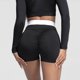 thumbnail image 2 of Gibobby Leggings cortos yoga mujer Pantalones cortos de cintura en V Pantalones cortos de levantamiento de glúteos Mujeres Entrenamiento Pantalones co(Negro,M), 2 of 5