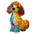 thumbnail image 2 of Table Lamps under $5! Yannianjz Dog Series LED Table Lamps, Resin Stained Glass Lamp, Cute Dogs Themed Art Night Light, Tabletop Night Lights, Fun Gift for Dog Lovers, 2 of 9