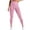 Pink, variant on Yuyuzo Leggings for Women Belly Control High Waisted Seamless Stretchy Workout Yoga Tight Trousers