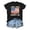 Black, variant on Womens USA Flag Graphic T Shirt Love Jesus And America Too 250th Anniversary Distressed American Flag Print 4th of July Christian Faith Patriotic Crewneck Short Sleeve Tops