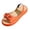 Shoes # Orange, variant on Samdudou Wedge Sandals for Women Open Toe Slingback Flatform Shoes Elegant Rhinestone Bowknot Embellished Slip On Casual Summer Beach Vacation Everyday Dressy Footwear