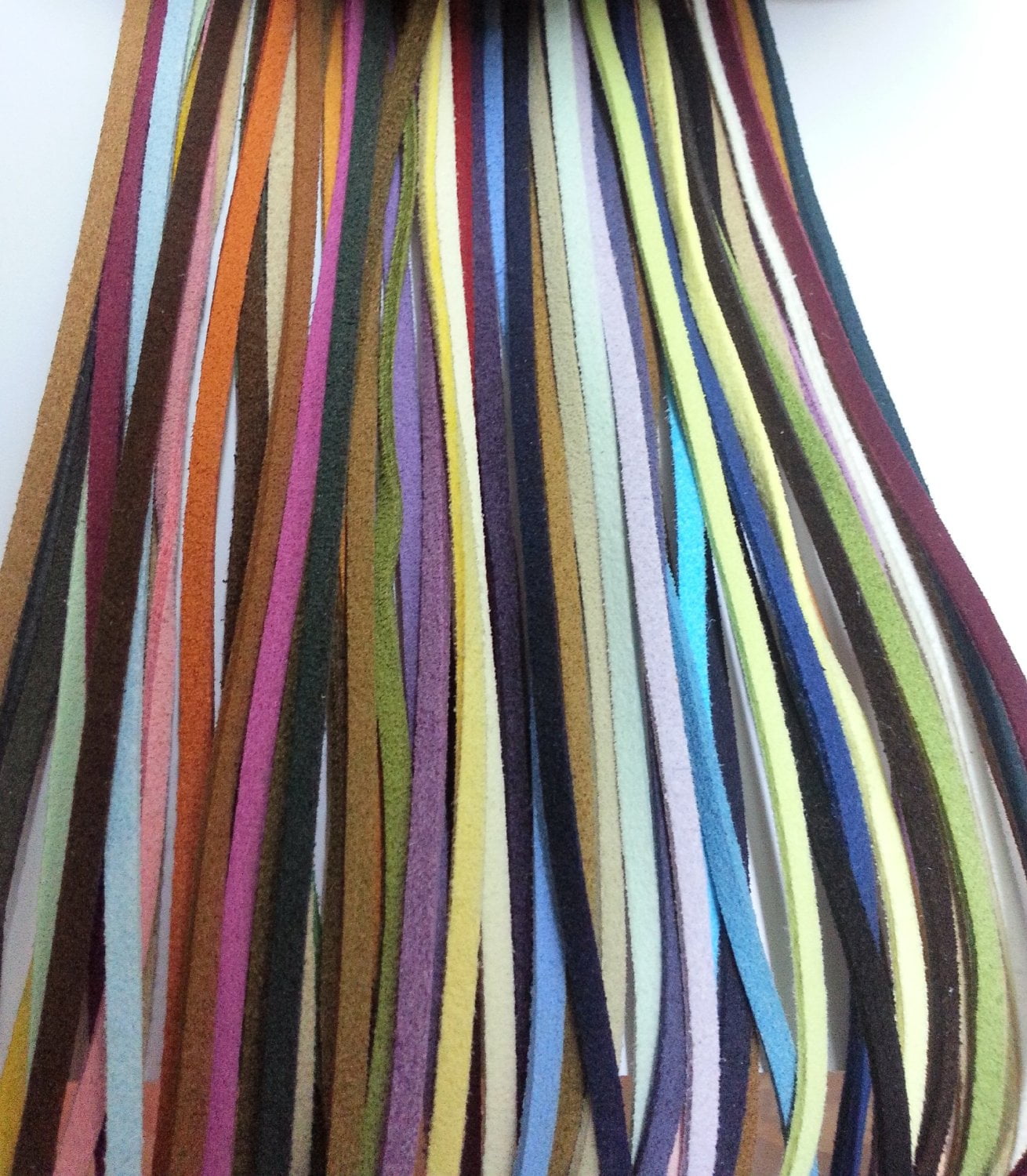 UnCommon Artistry Faux Suede Leather Cord Assorted Colors 3mm - 1 Meter Each x 20 Colors