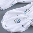 thumbnail image 6 of CAUYDY Preemie Going Home Outfits for Girl Boy Baby Sleepwear Newborn Layette Long Sleeved Shirt Warm Hat 2Pants Bib 5 Pieces Soft Set for Infant Fall Sizes One Size,Mint Green, 6 of 9