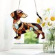 thumbnail image 2 of Great promotion! Window Pendant Hanging Ukraine Humming Dog Home Decor Unique Suncatcher Art Ornaments Bedroom Stained Gifts Decoration Garden Cyan Dog None, 2 of 5