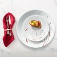 Corelle Splendor, White and Red Round 12Piece Dinnerware Set
