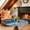 Blue, variant on Blue Gold Marble Fitted Tablecloth with Elastic Edged, Round Table Cloth for Dining Table, Modern Abstract Geometric Gradient Waterproof Oil Proof Table Cover for Indoor Outdoor 36"-44"