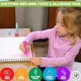 thumbnail image 6 of Kwik Stix Cuties Washable Paint Sticks for Kids & Toddlers, 12 Non-Toxic Colors, Quick-Drying, Allergen-Free, Solid Tempera with Cute Caps Solid Tempera with Cute Caps, 6 of 10