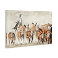 thumbnail image 3 of Stupell Industries Rustic Lodge Equestrian Round Up Canvas Art, 36 x 24, by Nina Blue, 3 of 8
