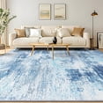 thumbnail image 4 of Modern Abstract Area Rugs for Living Room x Non Slip Machine Washable Rug Lightweight Low Pile Floor Carpet for Bedroom Dining Room Nursery Home Office Entryway Rugs Grey, 4 of 8