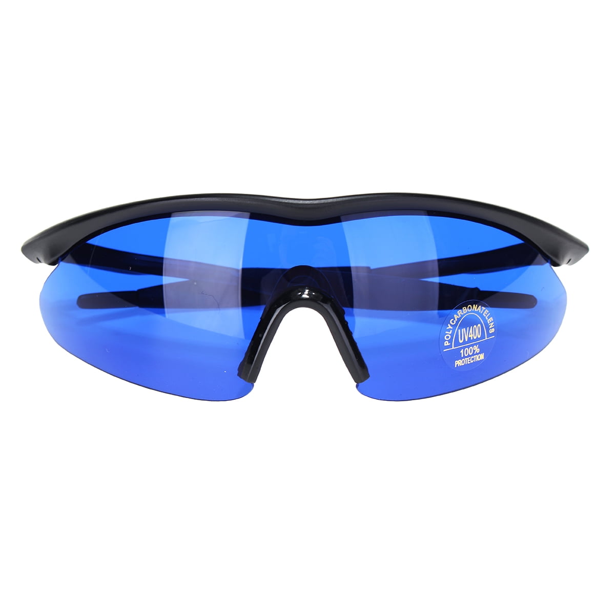 blue golf glasses