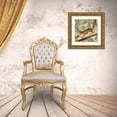thumbnail image 3 of Kimberly, Allen 12x12 Gold Ornate Wood Framed with Double Matting Museum Art Print Titled - Chipmunk Square 2, 3 of 4