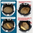thumbnail image 3 of Round Air Fryer Liners, Set of 200, 8 Inch Air Fryer Parchment Paper/Bamboo Steamer Liners for Air Fryer, Steaming Basket and More(5/6/7/8/9/10in Optional), 3 of 13