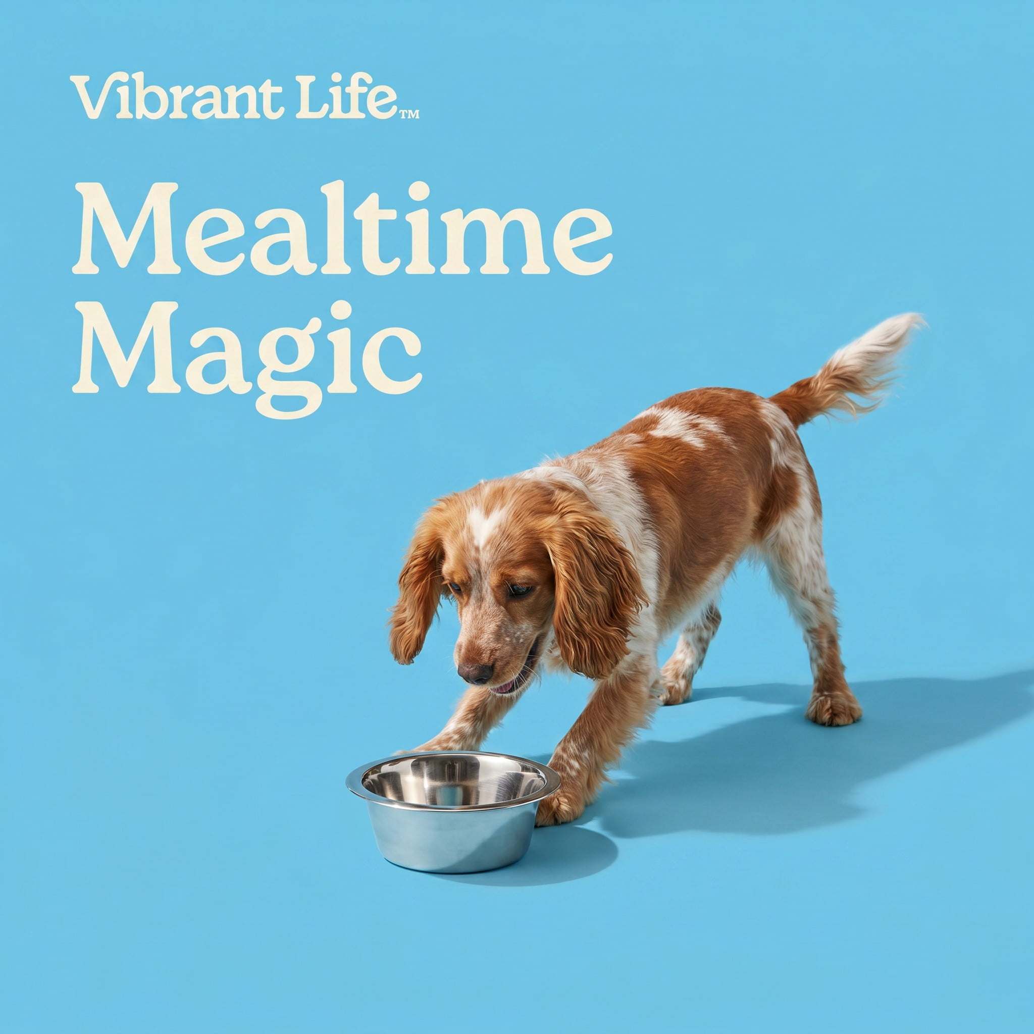 (3 pack) Vibrant Life Medium 4.2-Cup Stainless Steel Pet Bowl, Silver