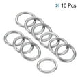 thumbnail image 3 of 20mmx28mm Dia 304 Stainless Steel O Ring Seamless Welded O-Ring for DIY 10 Pack, 3 of 5