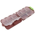 thumbnail image 1 of Organizador de Pastillas Portátil Pastillero de Viaje con 10 Compartimentos Caja de Almacenamiento de Medicina Diaria Impermeable para Bolso de Bolsillo 37x24x12" ANGGREK  Otros, 1 of 8
