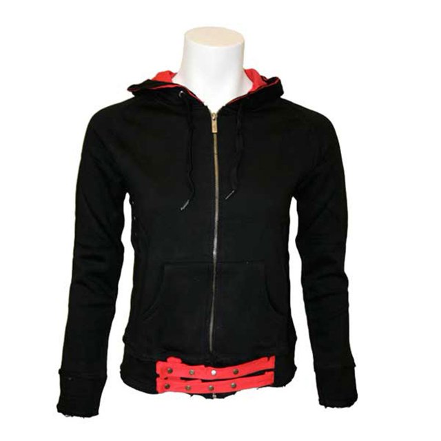 Atticus - Jenner Chandail à Capuchon Zippé Juniors Noir