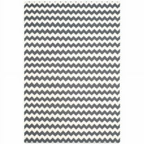 SAFAVIEH Dhurries Karissa Geometric Area Rug, Ivory/Charcoal, 3' x 5'