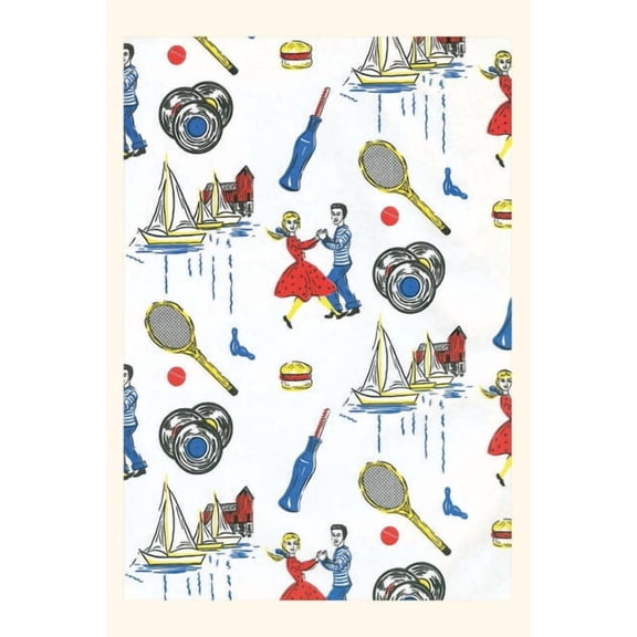 Pocket Sized - Found Image Press Journals: Vintage Journal Fifties Teenager Wallpaper (Paperback)