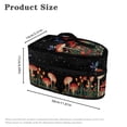 thumbnail image 6 of HELLHERO Dustproof Travel Home Iron Storage Case Dragonfly and Mushrooms, with Zipper Closure with Zipper(Bag Only), 6 of 6