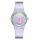 thumbnail image 1 of Reloj de pulsera de cuarzo con patrón lindo informal de moda Reloj redondo con correa de silicona(#2), 1 of 3