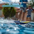 thumbnail image 4 of LAFALA Mini Remote Control Boat 2.4Ghz 360 Rotating Lakes Swimming Pool Toys  for Kids Gift Blue, 4 of 8
