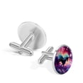 thumbnail image 3 of Unicorn Men's Cufflink Set in Stainless Steel for Formal Attire and Business Meetings, 3 of 6